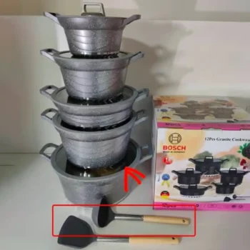 Bosch 12-Piece German Granite Non-Stick Cookware Set