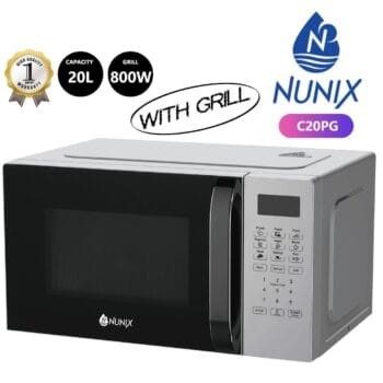 Nunix 20L Digital Microwave with Grill