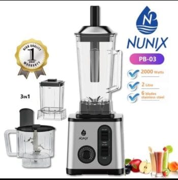 3-in-1 Nunix Commercial Blender