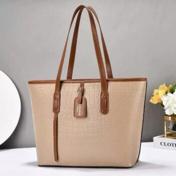 Luxurious Crocodile Tote Bag