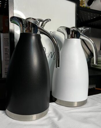 Elegant 2-Litre Unbreakable Flask- Black and White