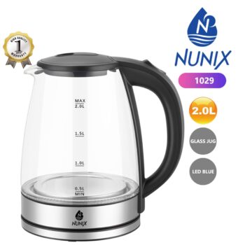 Nunix 2 L glass electric kettle-Cordless Electric Kettle